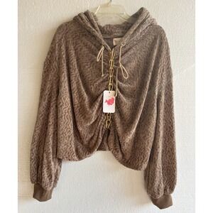 L'atiste By Amy 2x Women's Crop Jacket NWT Gold Hardware